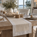 Sandbar Stripe Table Collection  Table Linens
