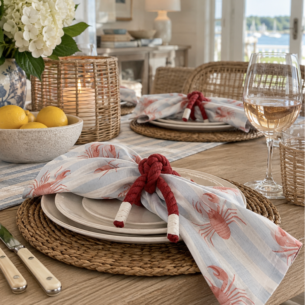 Mariner's Rope Napkin Rings (Set of 4)  Home