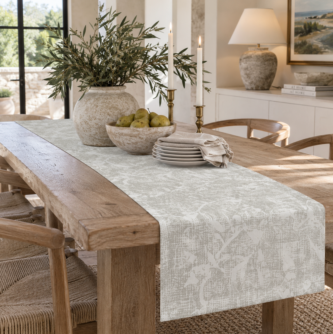 Heirloom Mist Table Runner  Home Decor