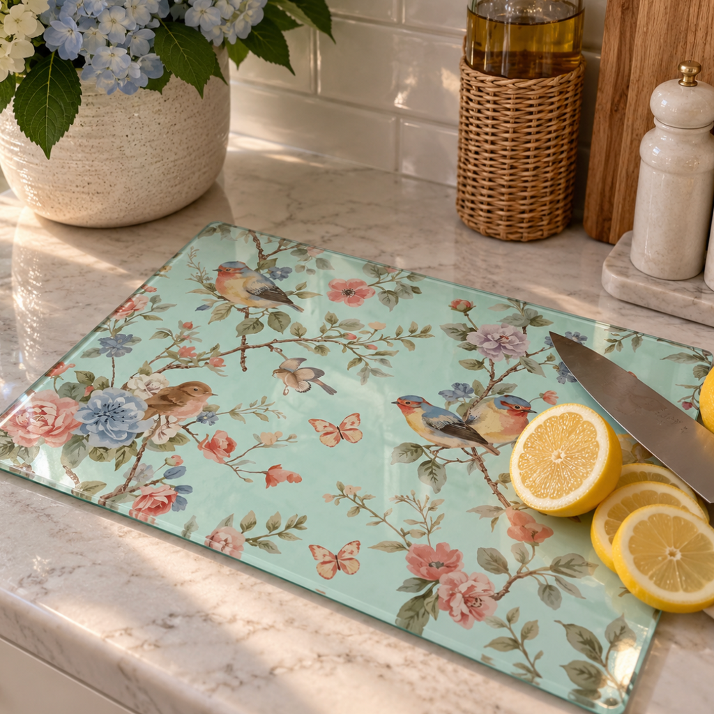 Meadow Glass Cutting Board  Home Decor