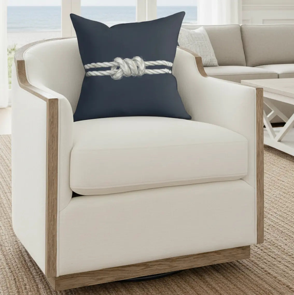 Mariner’s Knot Pillow Printify