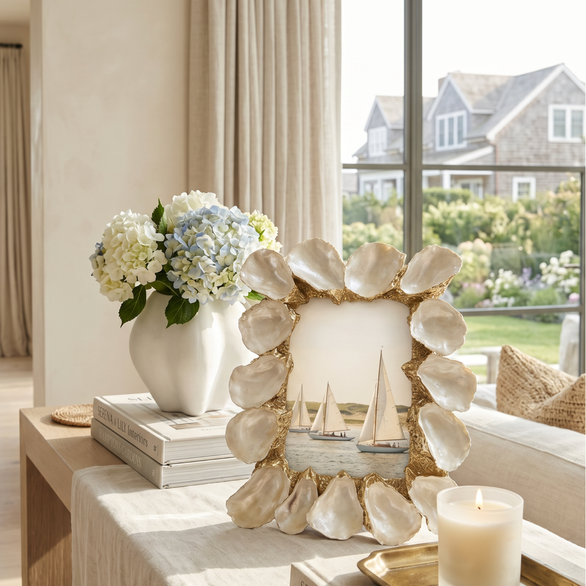 Oyster Pearl Iridescent Frame