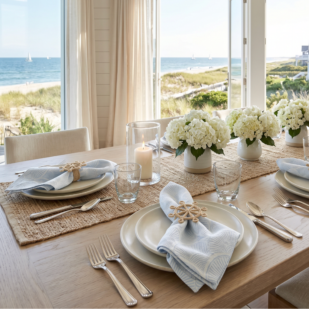 Corsica Linen Napkins (Set of 4)  Home Decor