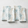 Coral Cove Linen Napkins (Set of 4)  Home Decor