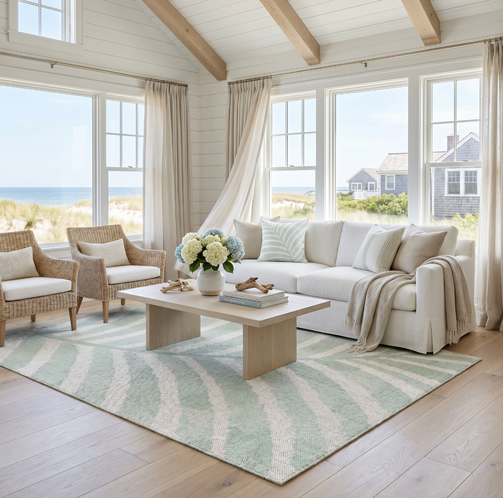 Palm House Mist Rug  Home Decor
