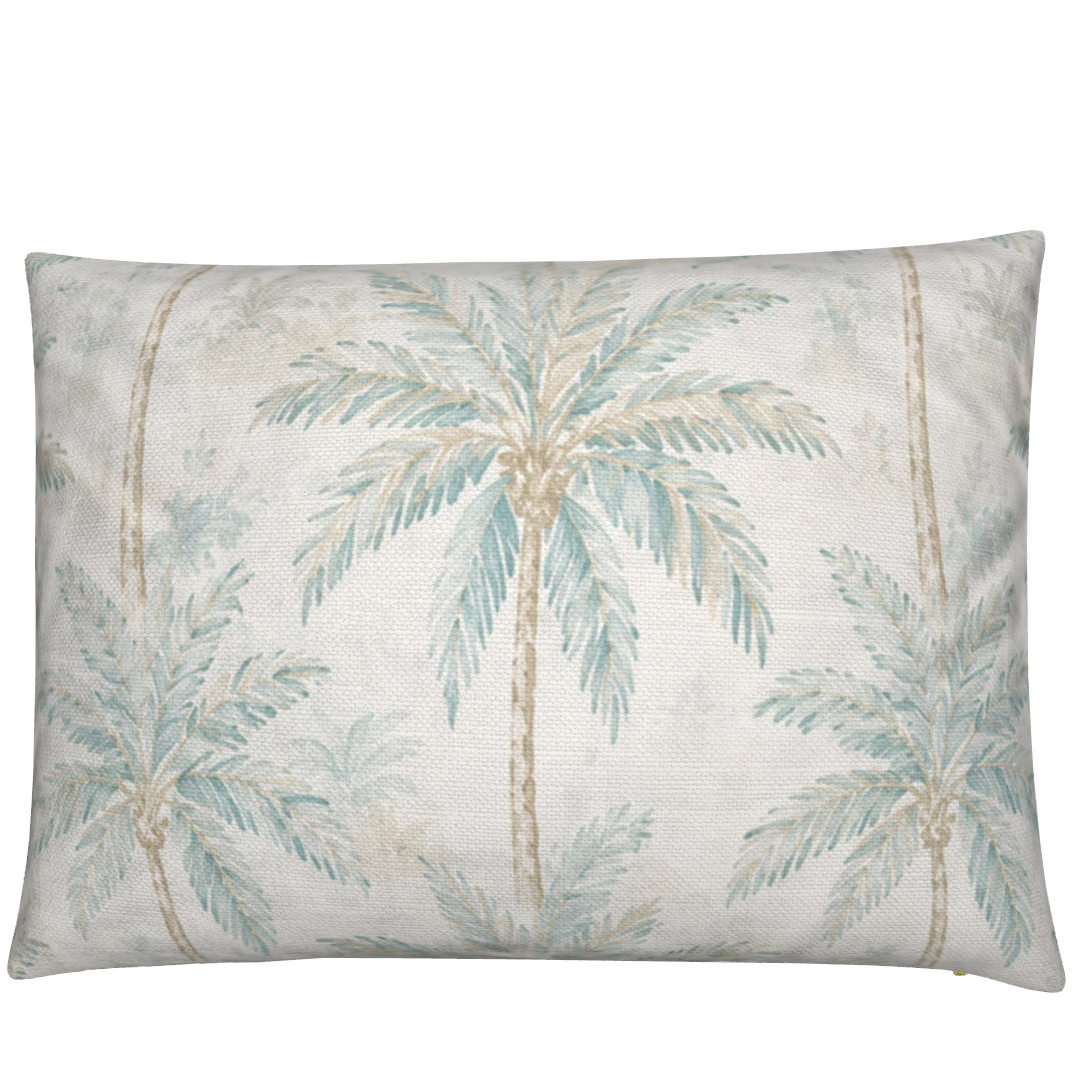 Palm Haven Throw Pillow  Cushions