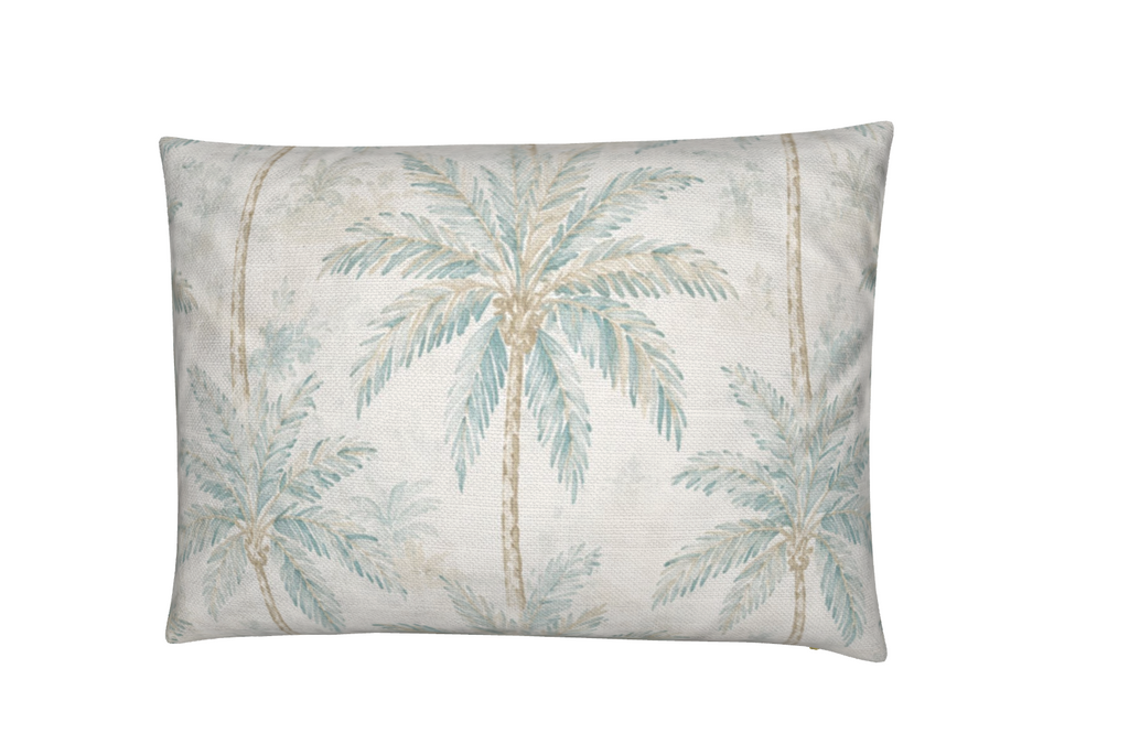 Palm Haven Throw Pillow  Cushions