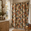 Harvest Bloom Shower Curtain  Home Decor