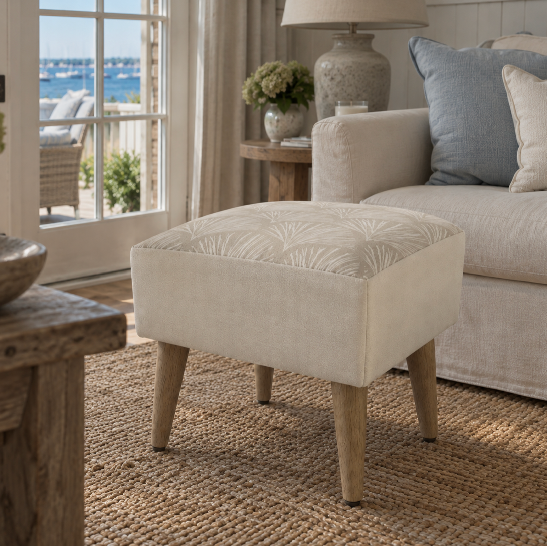 Dune Palm Footstool  Footstool (Round, Square, Hexagonal)