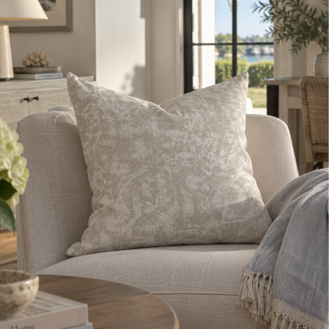 Heirloom Mist Throw Pillow  Home Decor