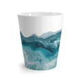 Abstract Wave Latte Mug Printify