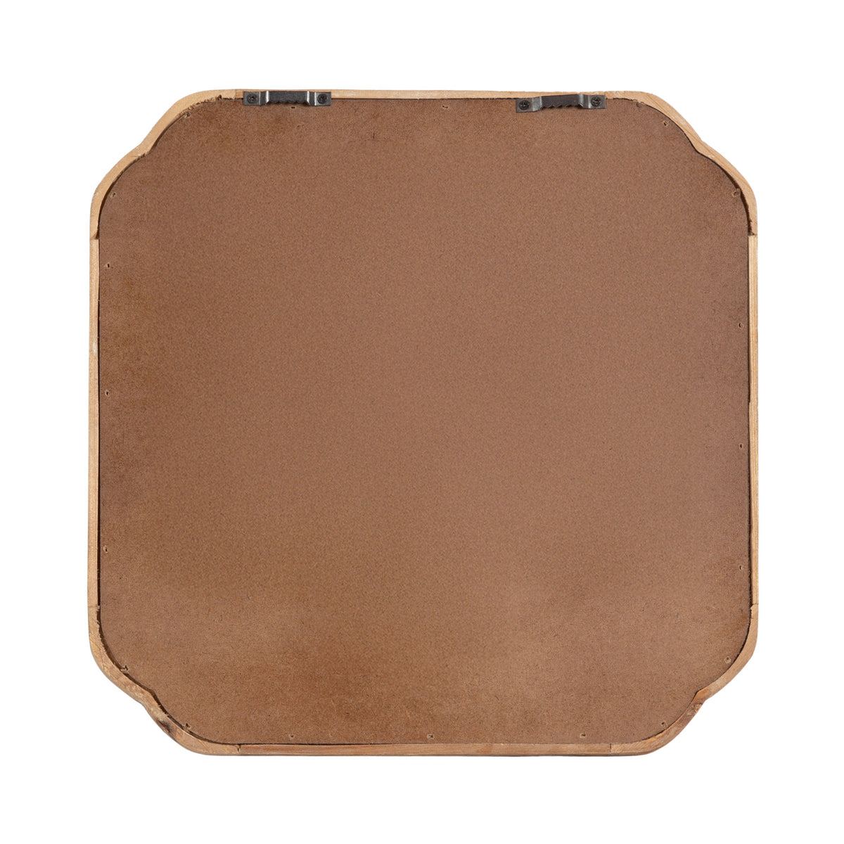 Arched wood wall mirror set of three with matching warm-toned frames for a foyer or living room