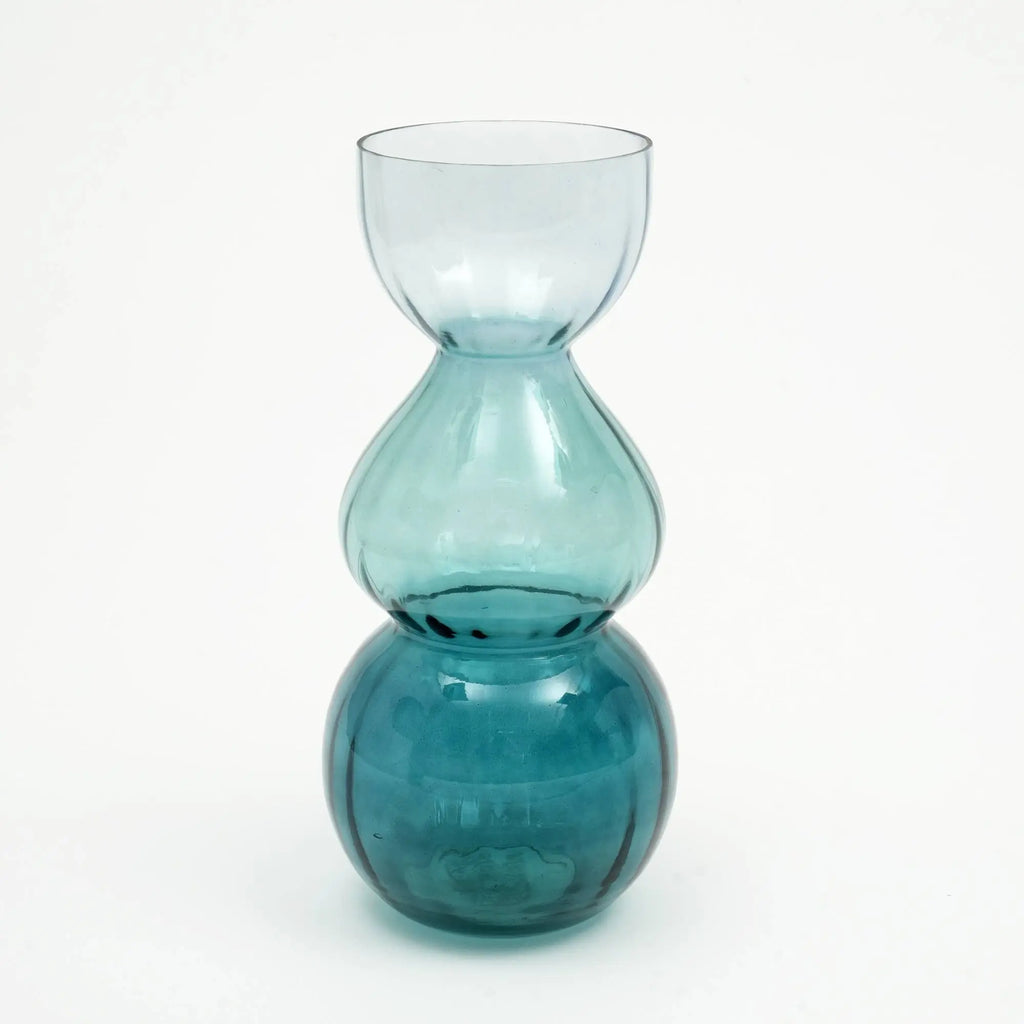 Coastal Handcrafted Decorative Opulent Bauble Glass Vase HouseOfZazla