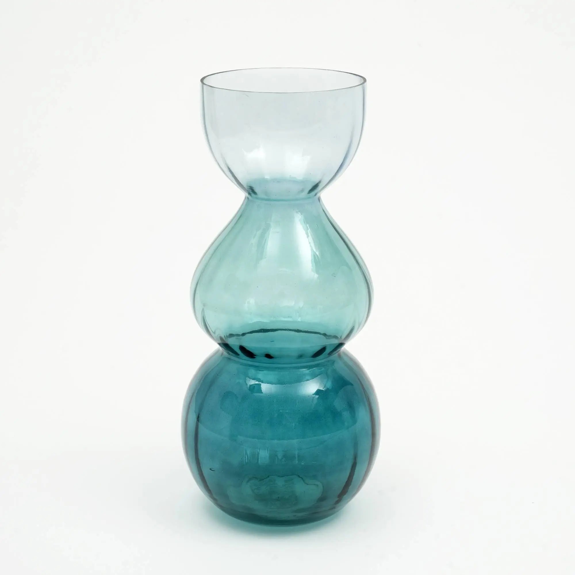 Coastal Handcrafted Decorative Opulent Bauble Glass Vase HouseOfZazla