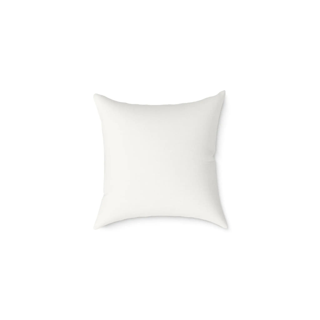 Coral Gardens Throw Pillow, white square coastal accent pillow
