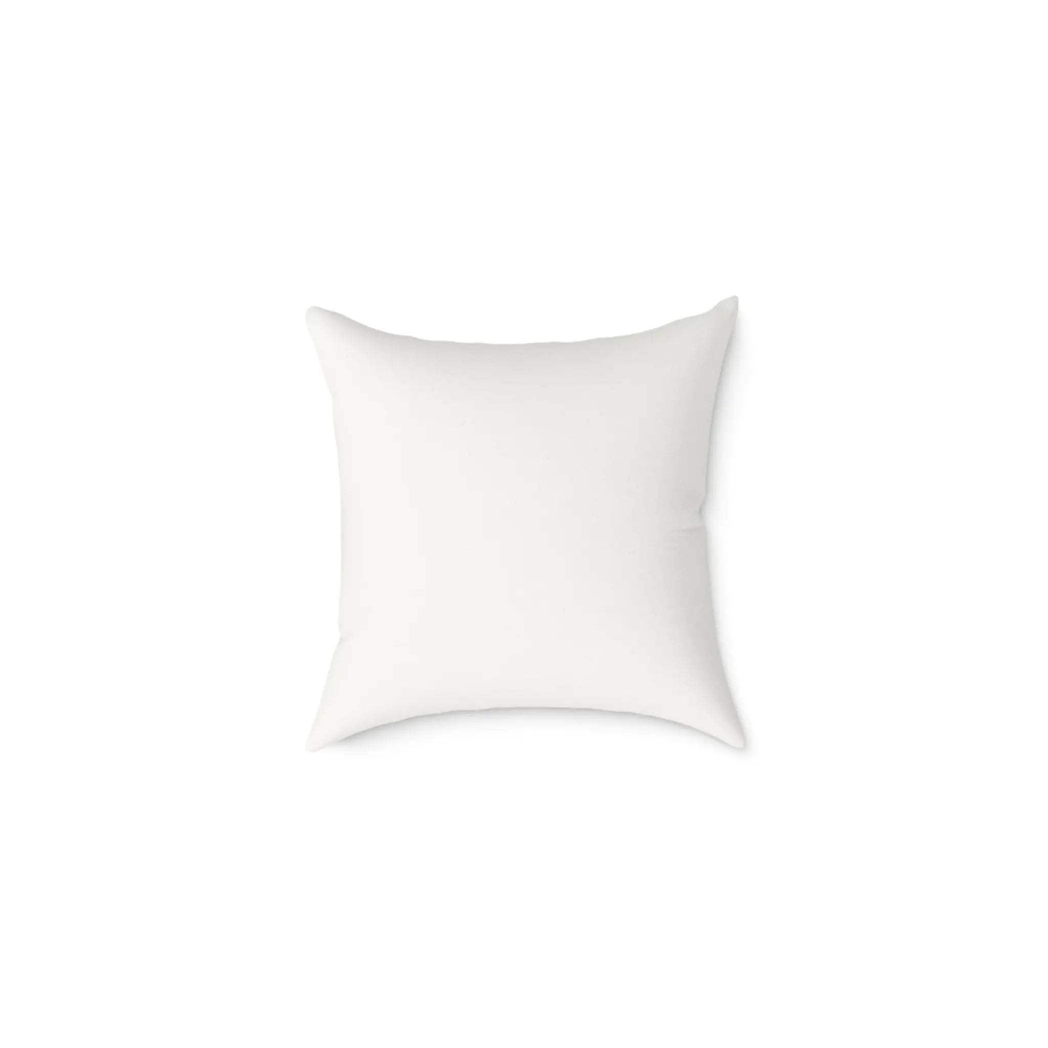 Coral Gardens Throw Pillow, white square coastal accent pillow