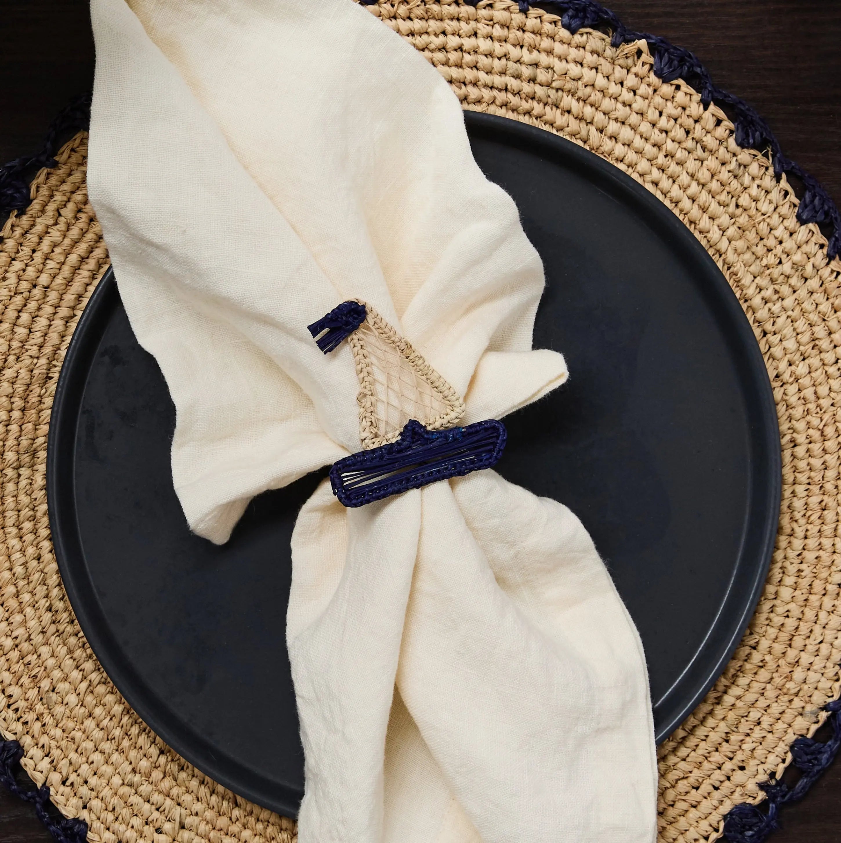 Coastal Sailboat Napkin Rings Set of 4 Payton James