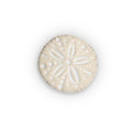 Sand Dollar Round Pillow — Coastal Beach Decor Accent Cushion  Home Decor