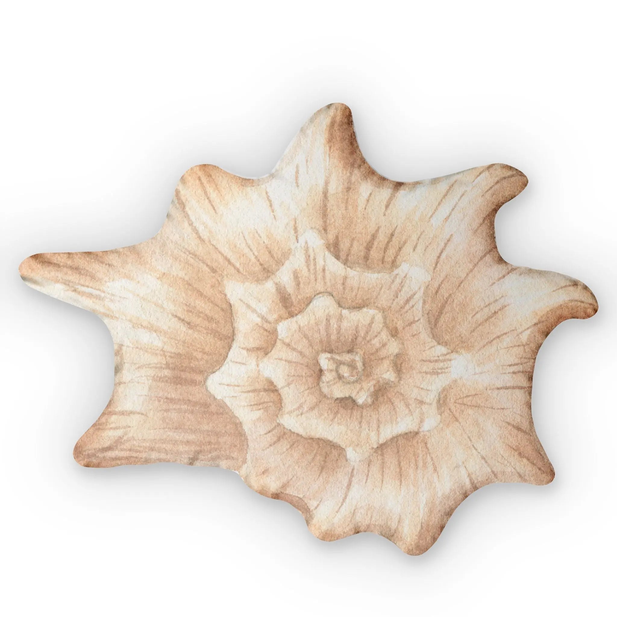 Seashell Shape Pillow Printify