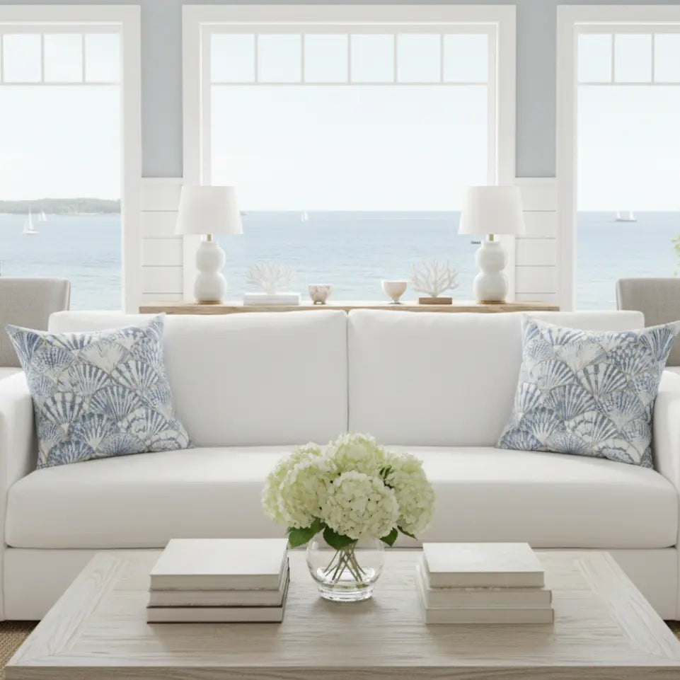 Nantucket Shell Pillow Printify