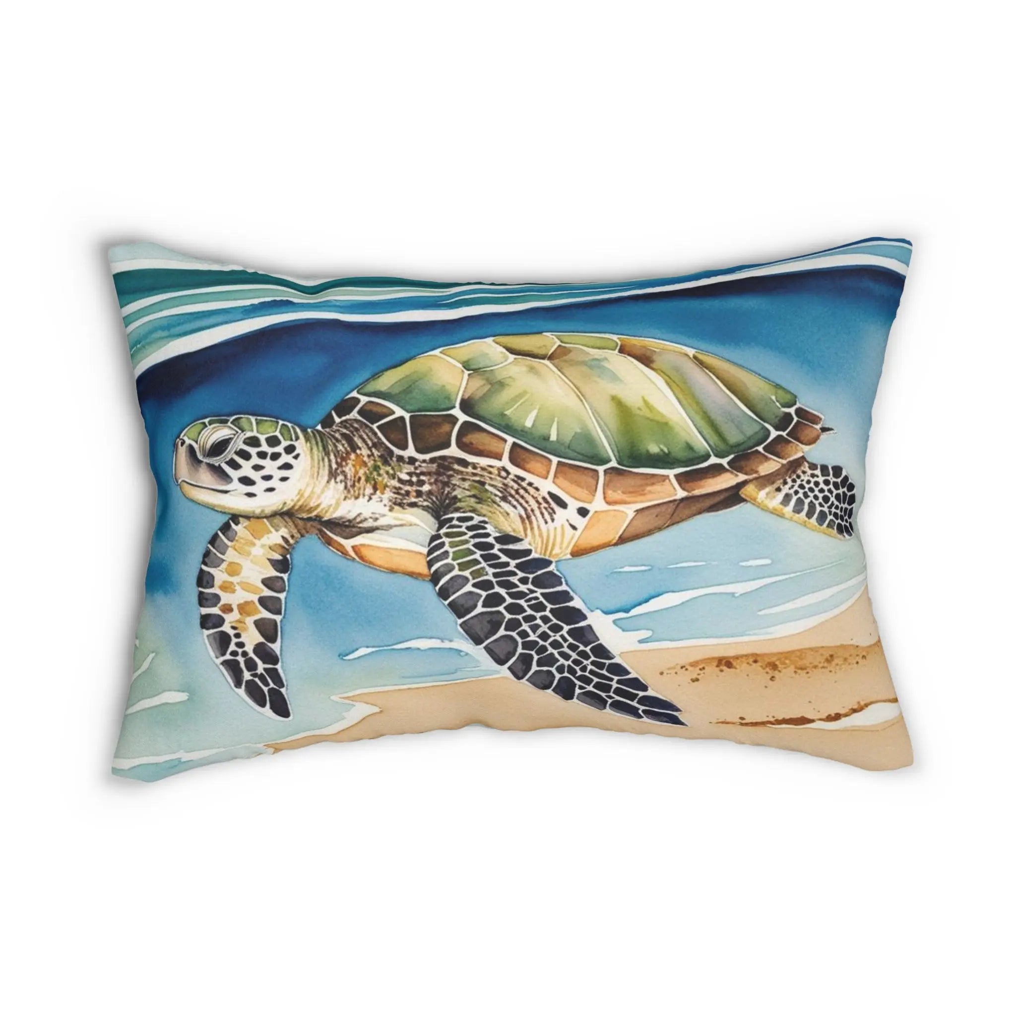 Turtle Bay Lumbar Pillow Printify