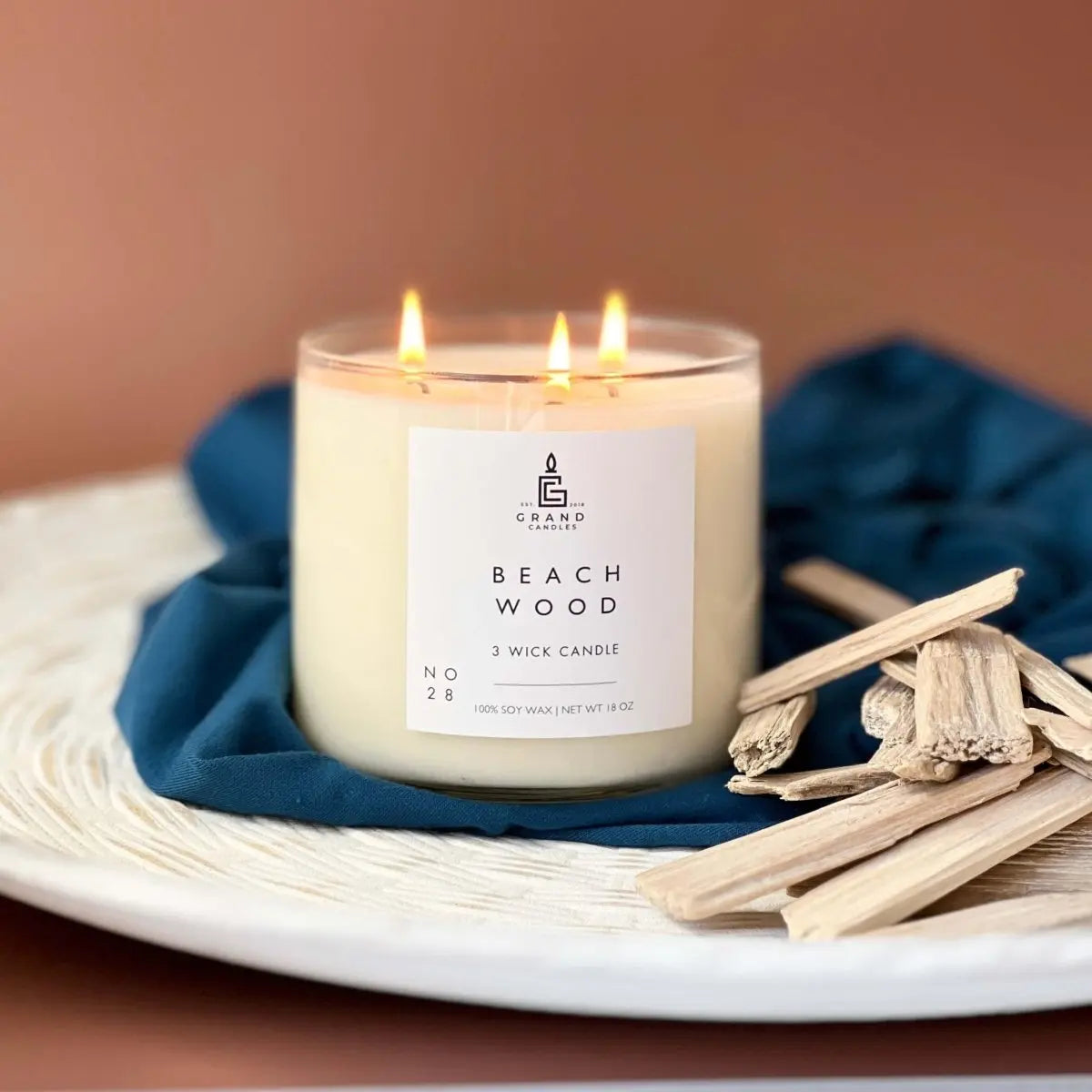 Beachwood Soy Candle Grand Candles