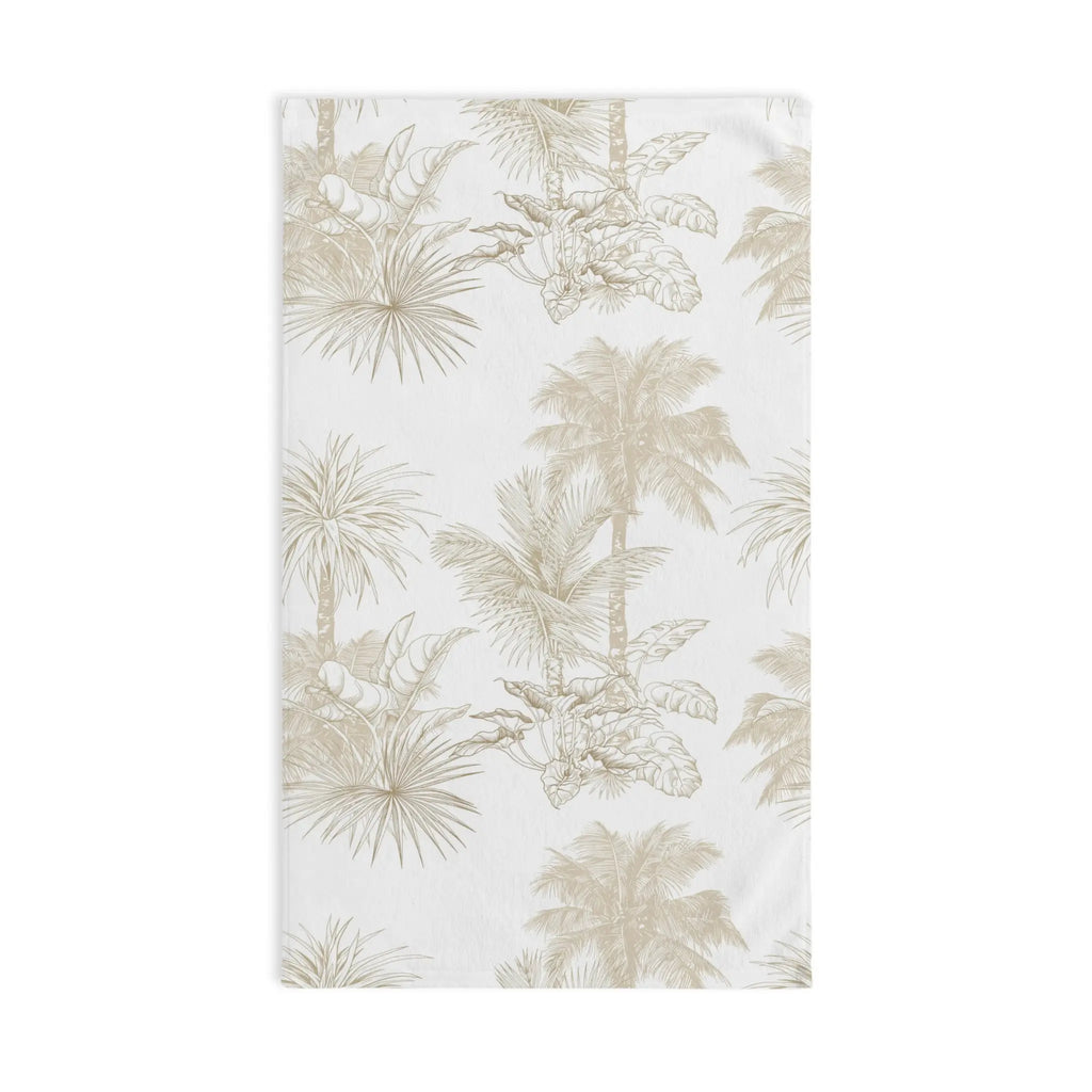 Biscayne Palm Kitchen Towel Printify