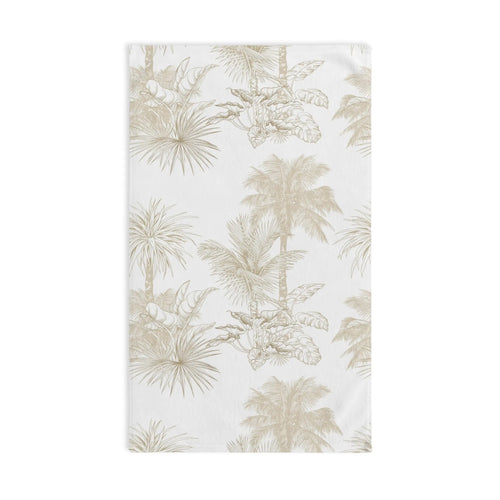 Biscayne Palm Kitchen Towel Printify