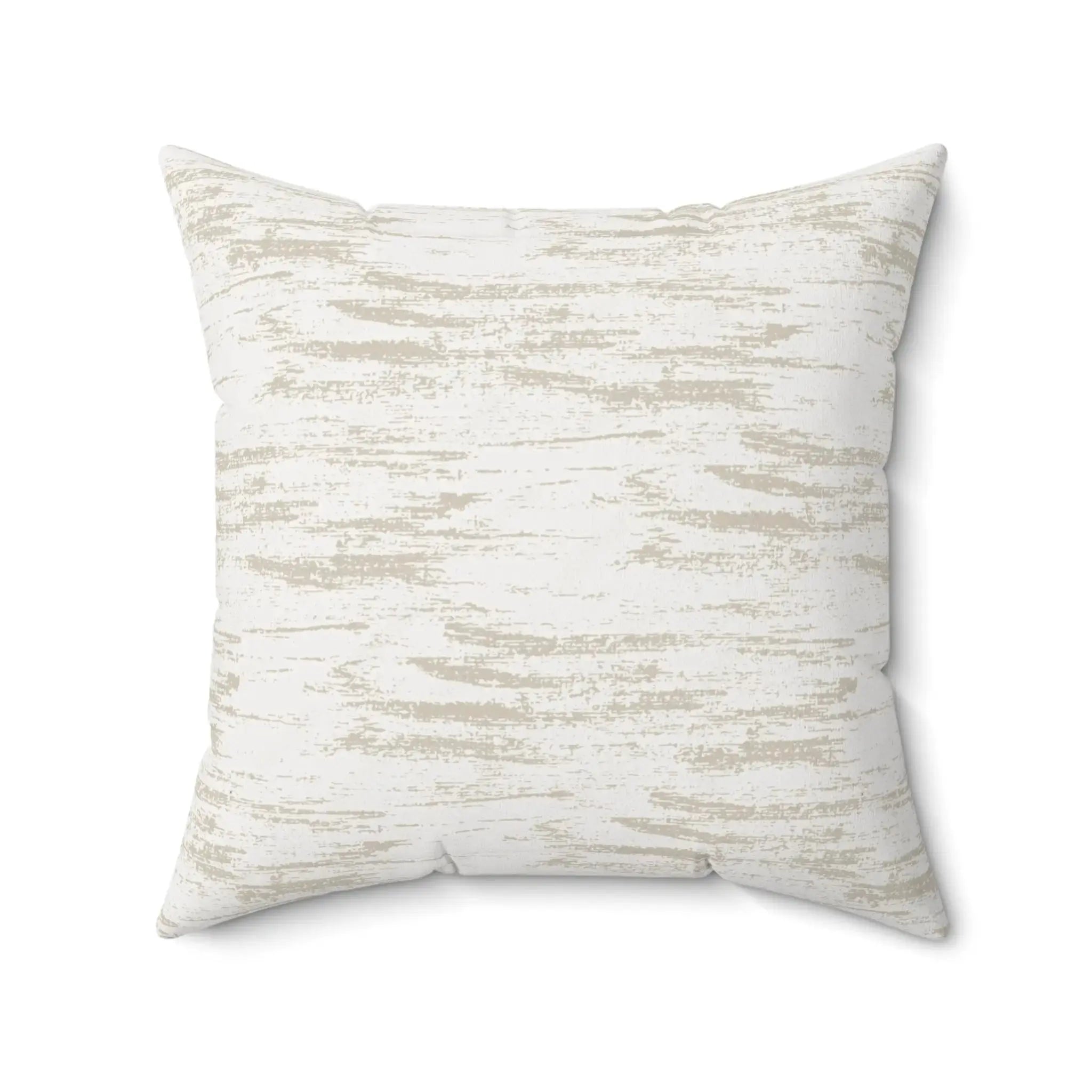 Modern neutral abstract art pillow, square throw cushion for contemporary decor