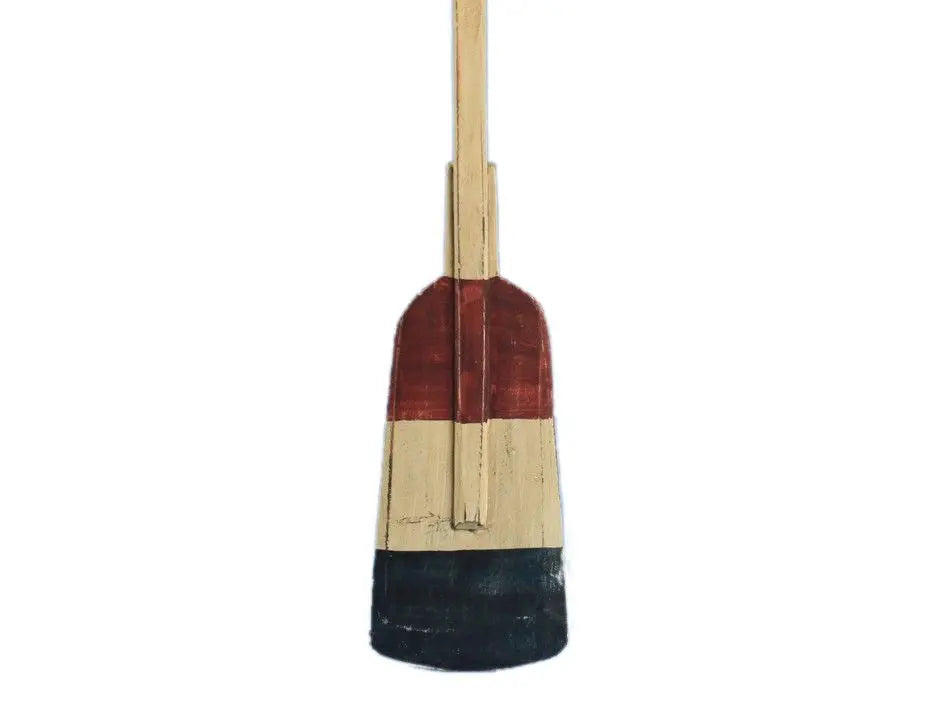 Wooden Independence Decorative Squared Rowing Boat Oar with Hooks 50""  Beach Decor