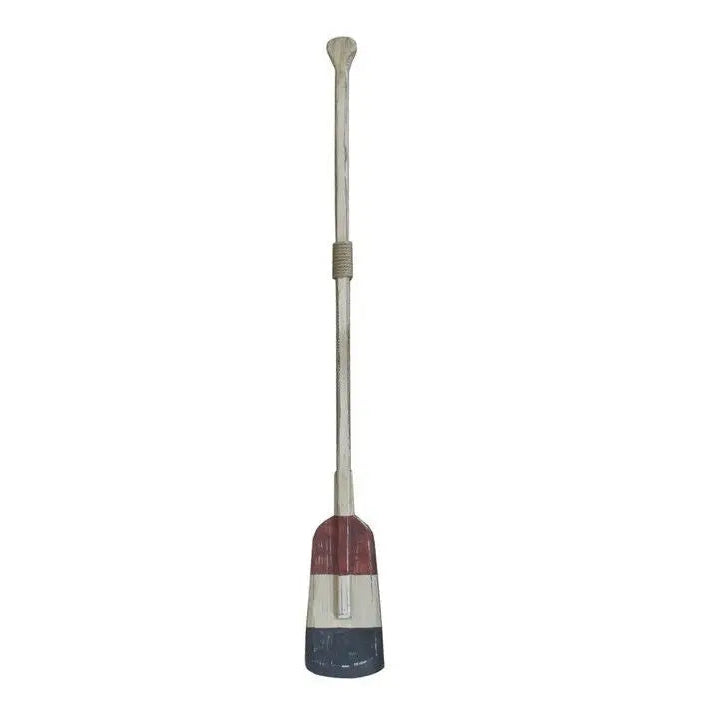 Wooden Independence Decorative Squared Rowing Boat Oar with Hooks 50""  Beach Decor