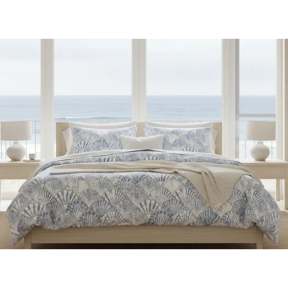 Nantucket Shell Cotton Comforter Printify