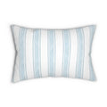 Shoreline Stripe Lumbar Pillow Printify
