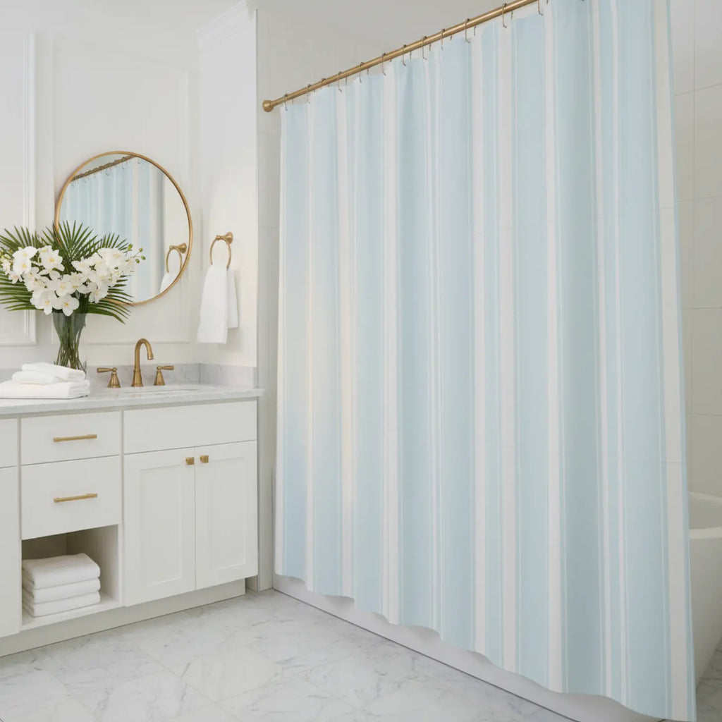 Southampton Stripe Shower Curtain Printify