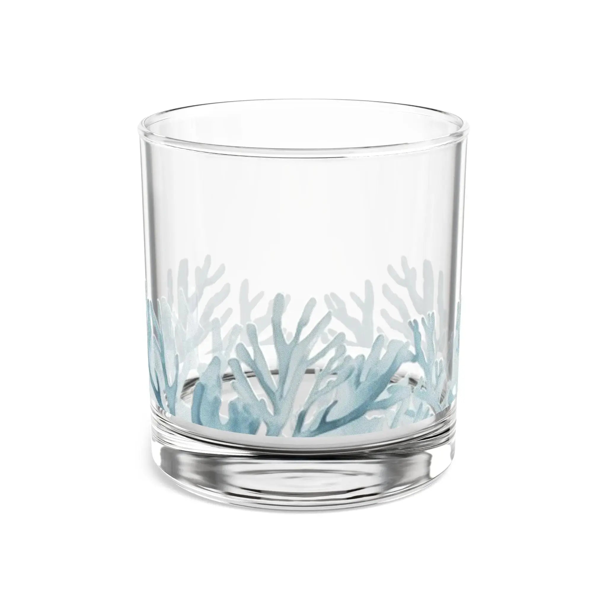 Clear anchor cocktail glass designed for coastal and nautical home bars.