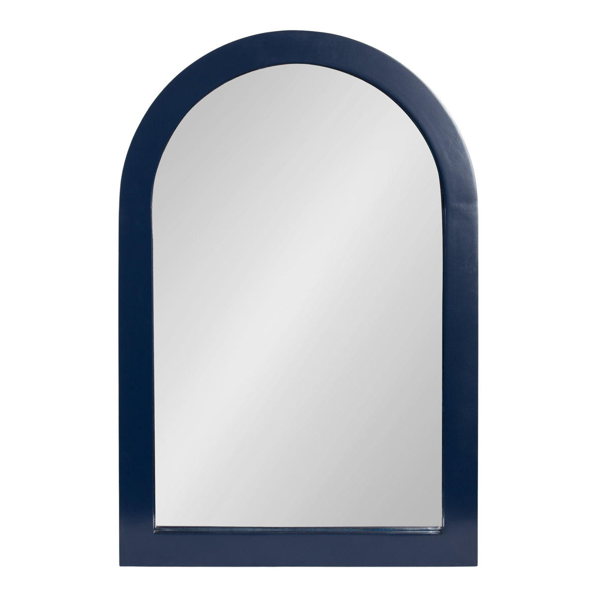 Coastal cottage navy arched mirror for a bedroom, hallway, or seaside-inspired living room