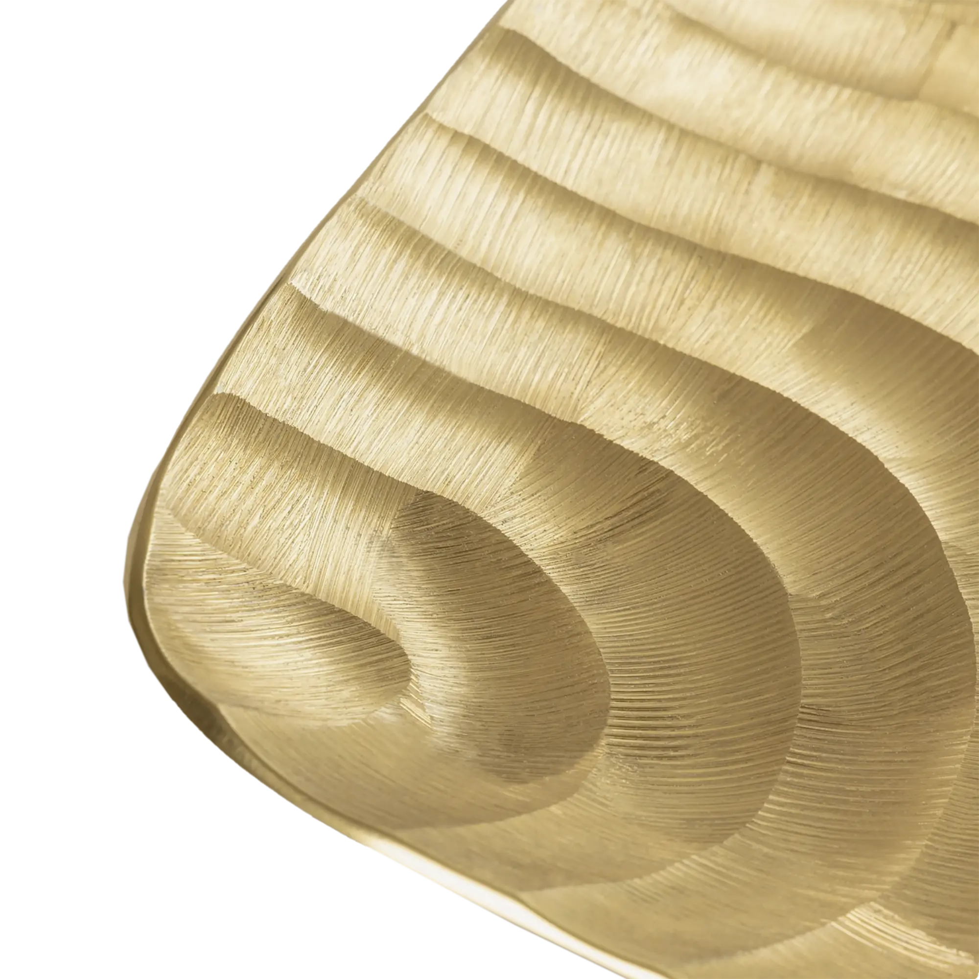 Golden Drift Coastal Tray 12"x12" Source by Studio Skara