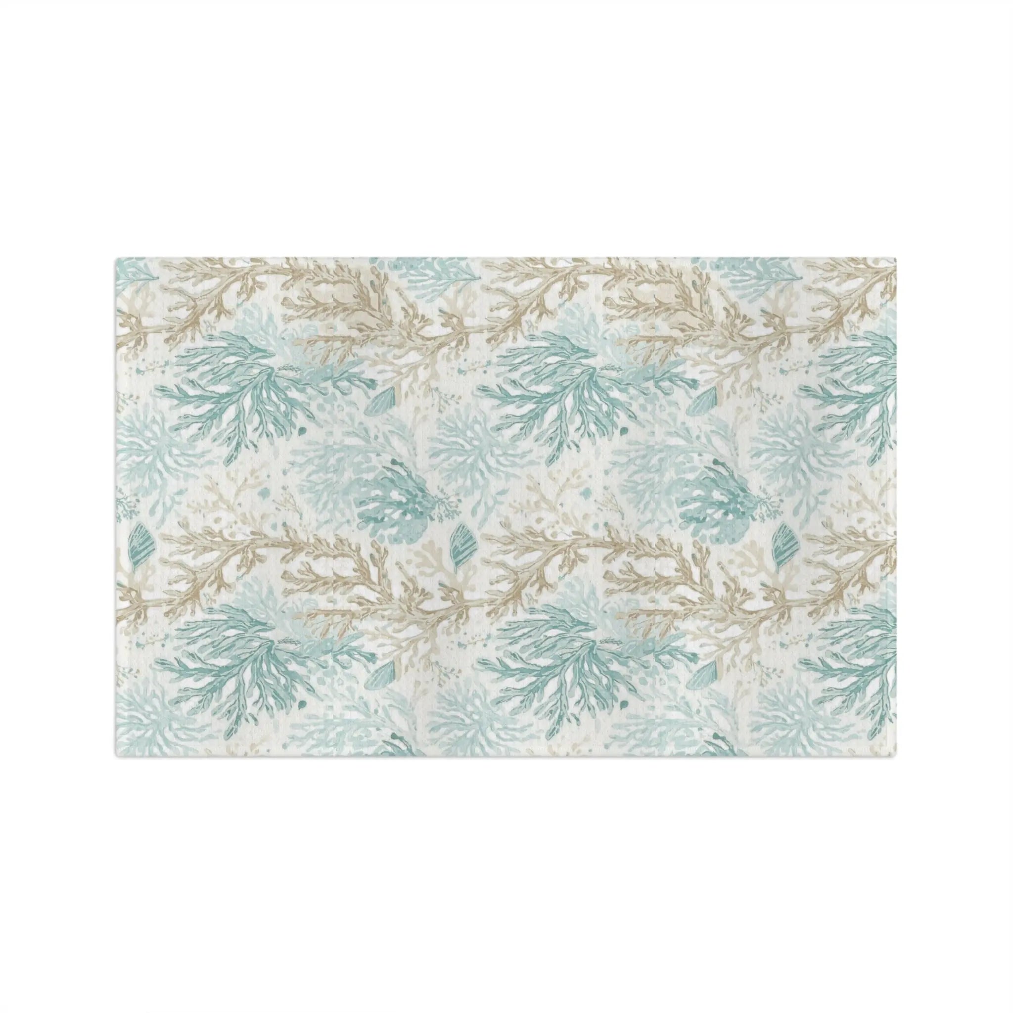 Coral Cove Kitchen Towel Printify