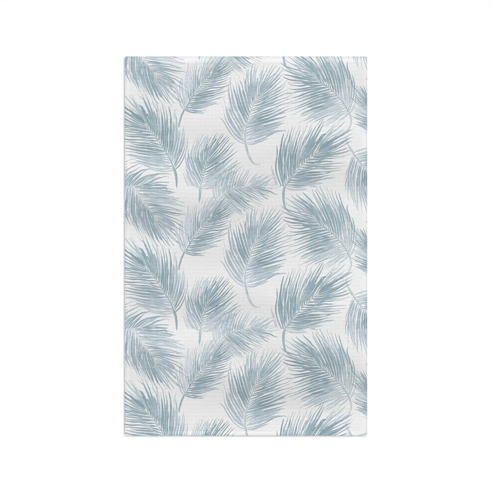 Light Blue Coastal Kitchen Towel Printify