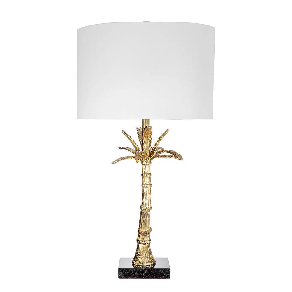 Palm Tree Gold Table Lamp HouseOfZazla