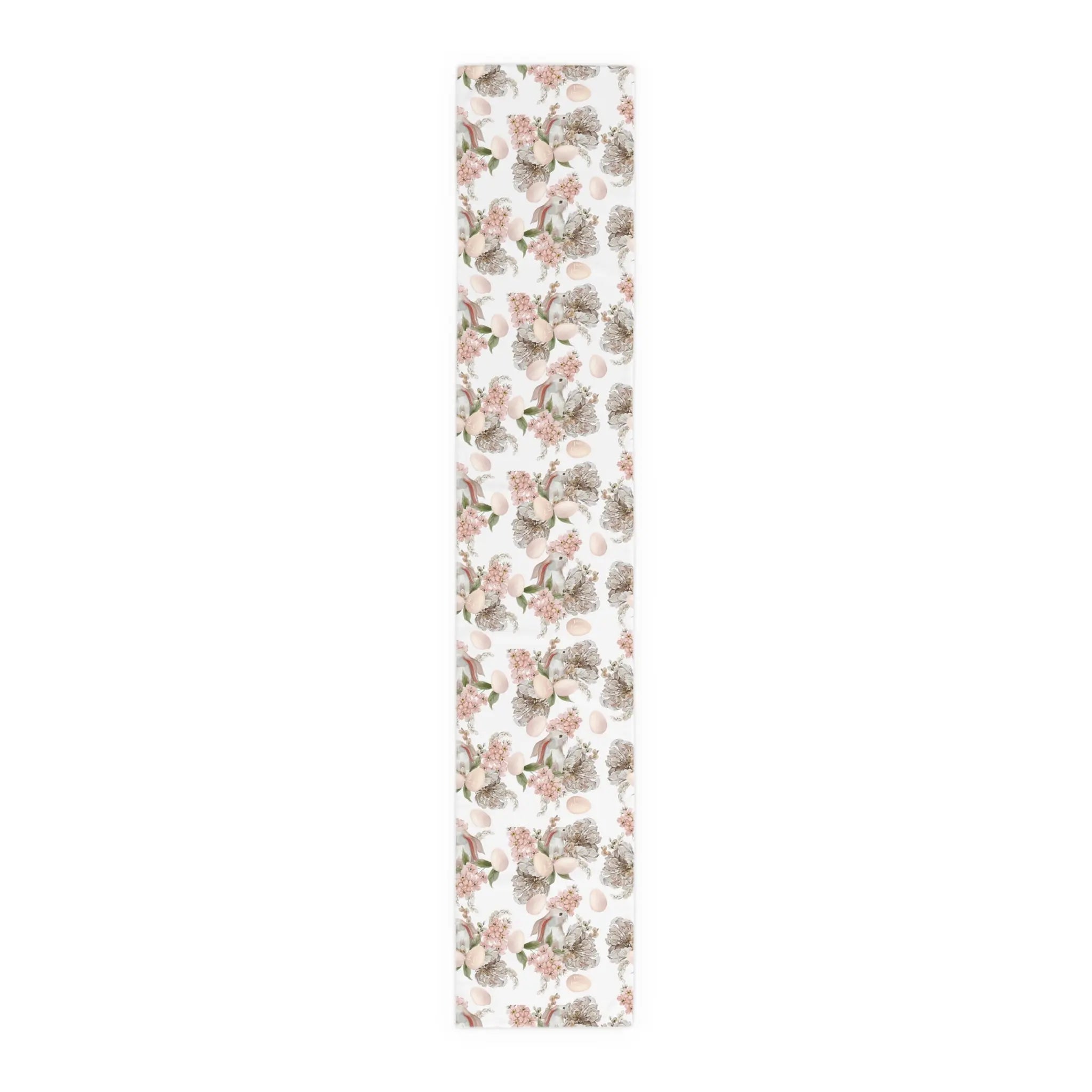 Floral Easter Bunny Table Runner Printify