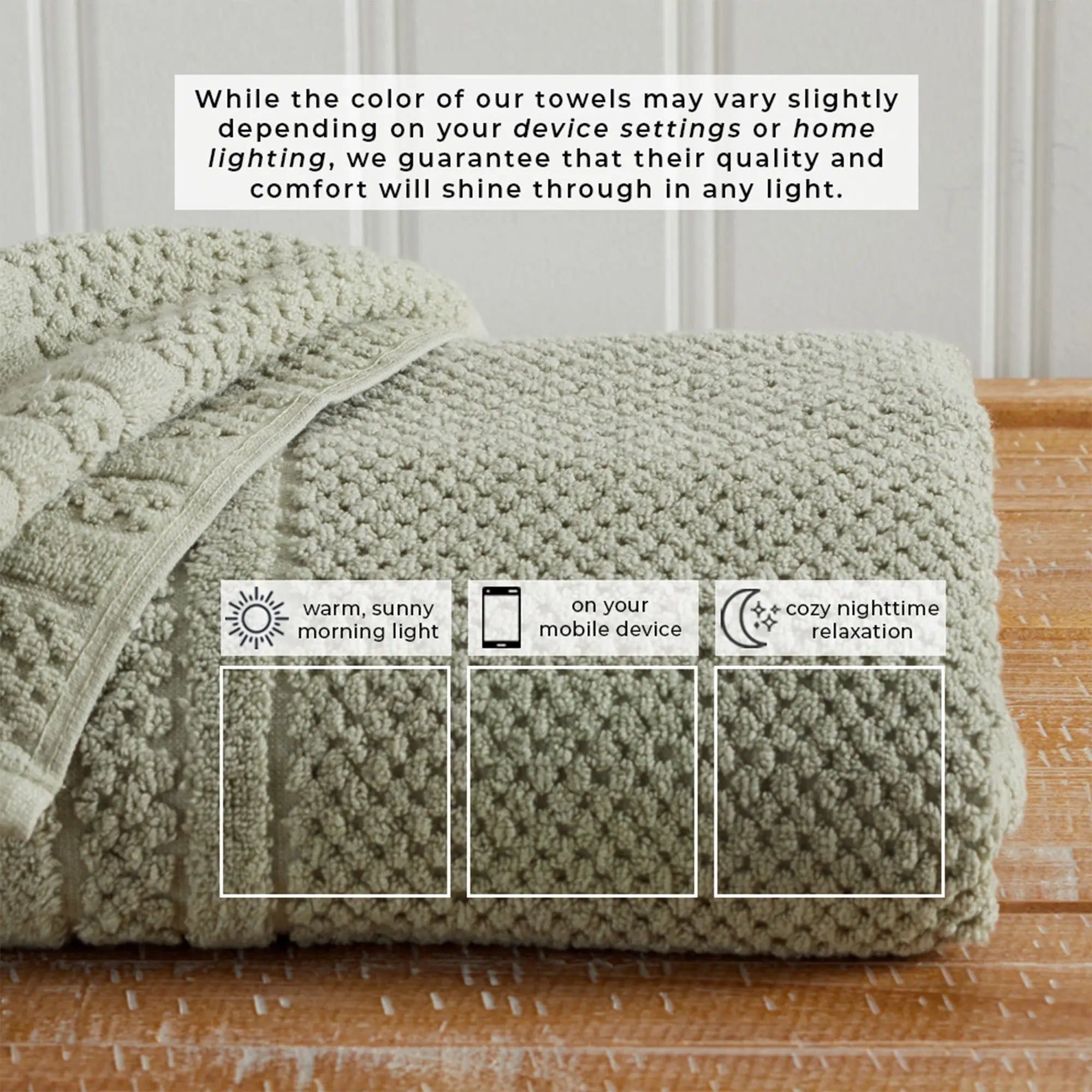 Bath towel set by Great Bay Home, Giuliana Collection; 100% cotton checkered jacquard in beige