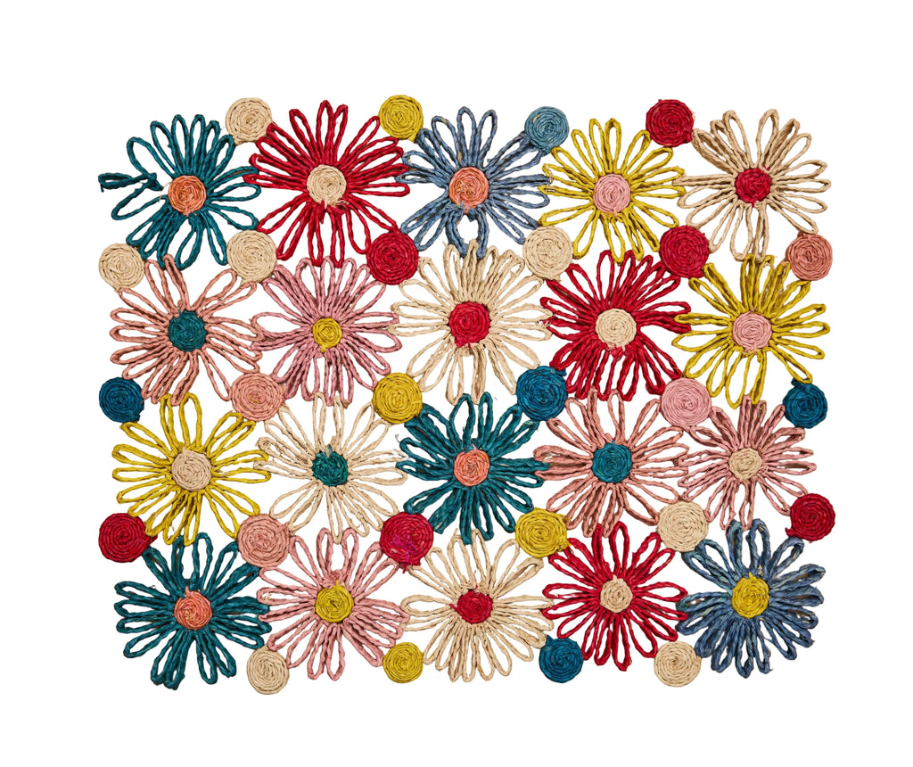Fleur Raffia Placemat Payton James