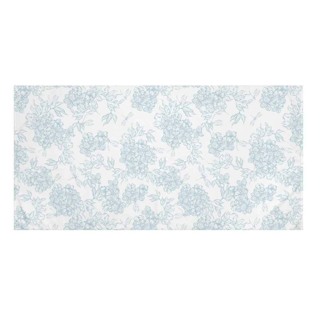 Chatham Hydrangea Cotton Bath Towel Printify