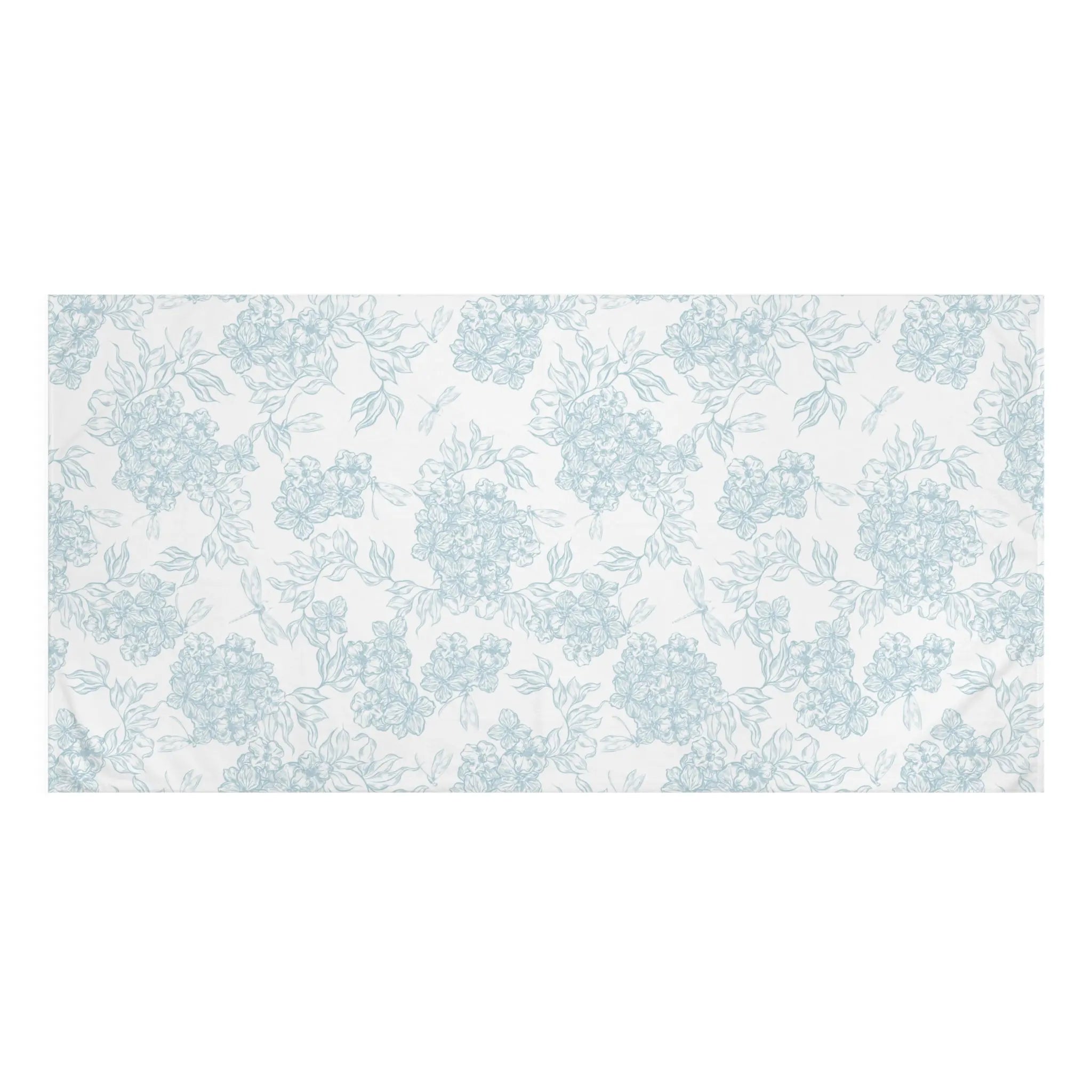 Chatham Hydrangea Cotton Bath Towel Printify