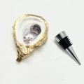Luxury Coastal Oyster Shell Wine Stopper The Gilded Shell