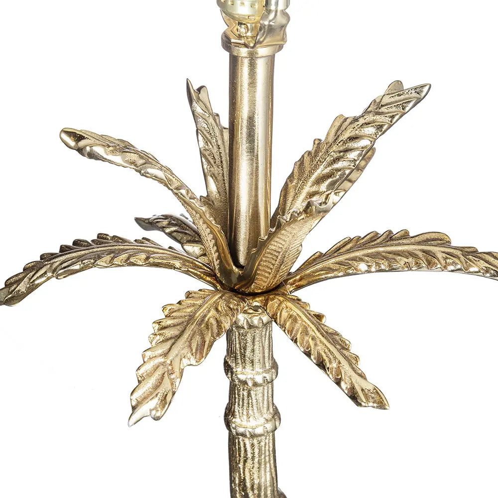 Palm Tree Gold Table Lamp HouseOfZazla