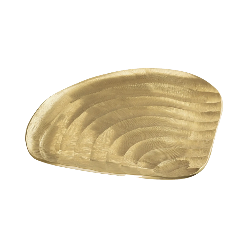 Golden Drift Coastal Tray 12"x12" Source by Studio Skara