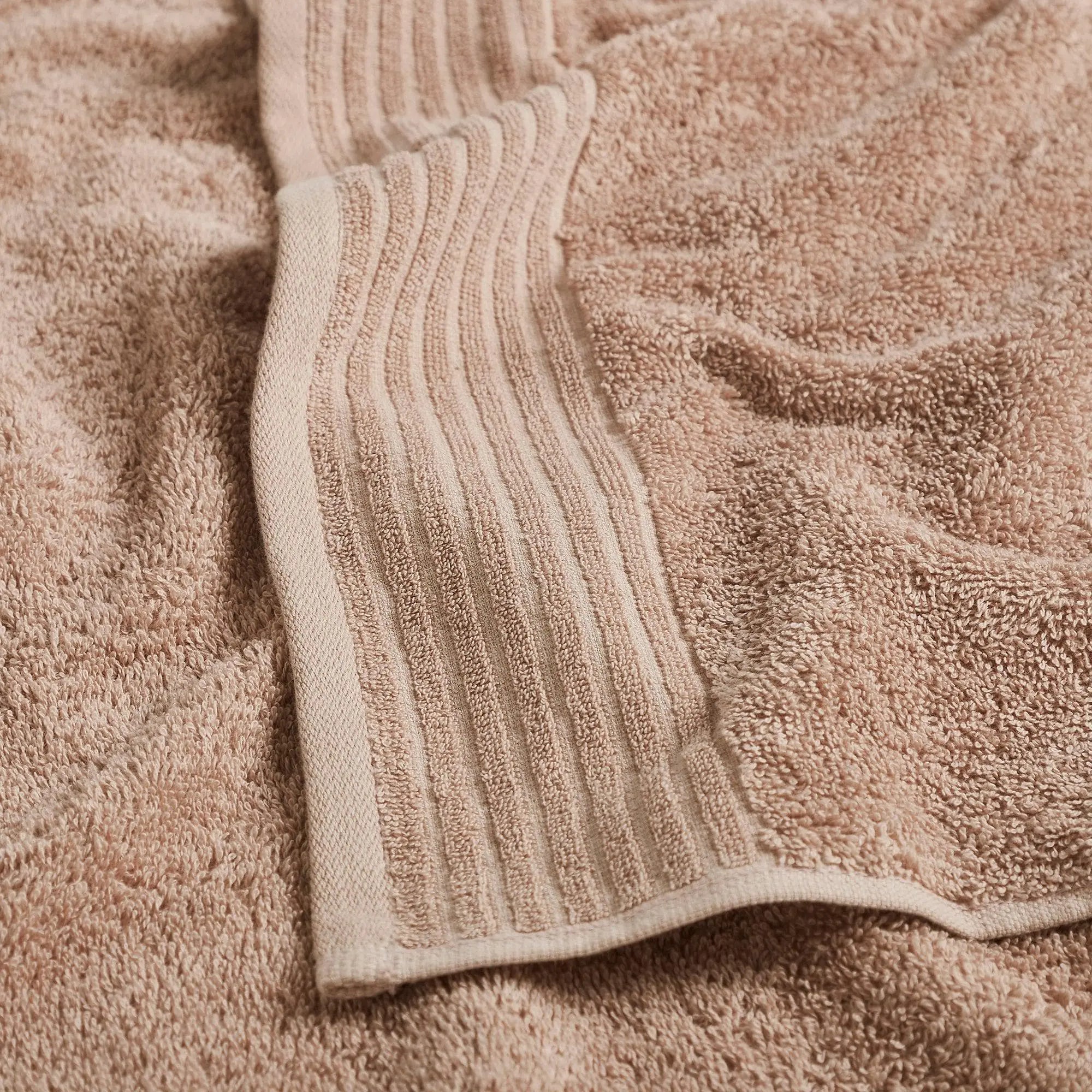 6 Piece Set Cotton Bath Towels - Kasper Collection Great Bay Home