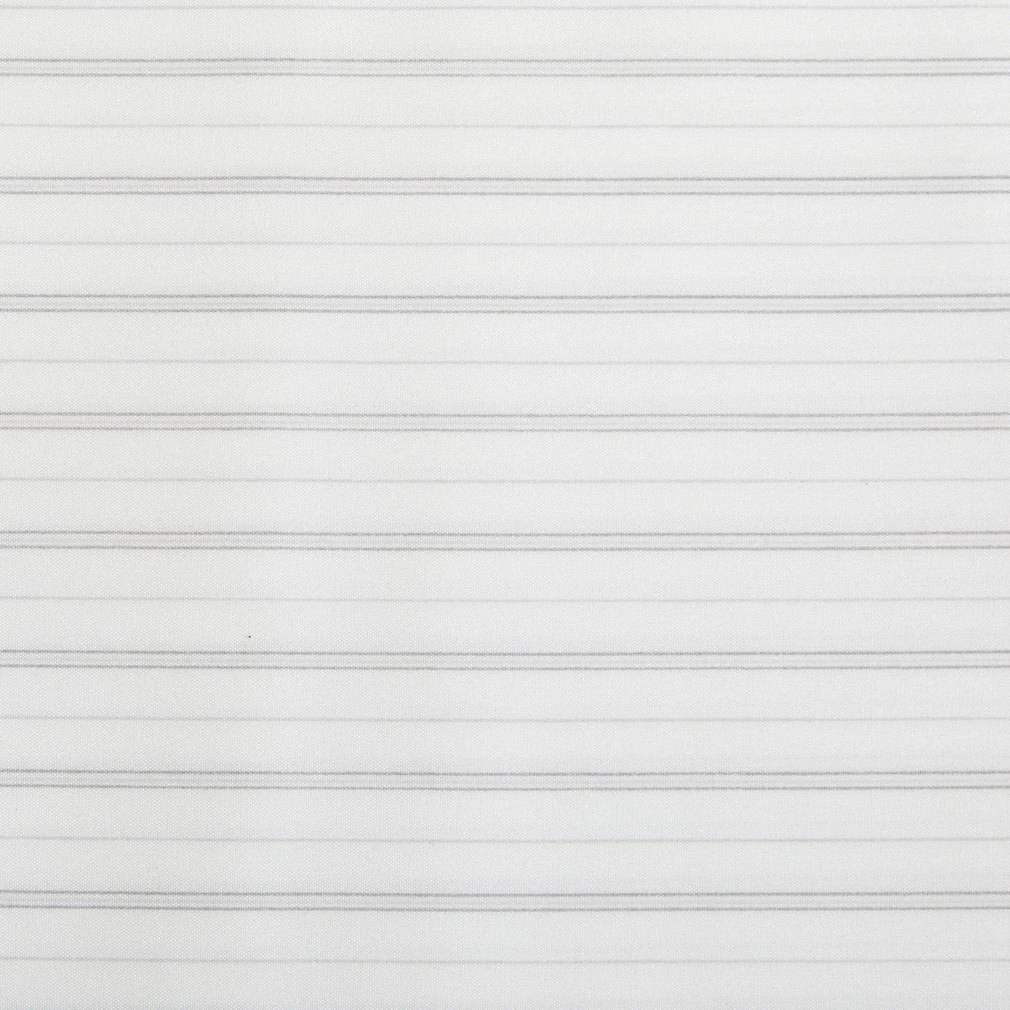 Stripe Sheet Set - Adeline Collection bed sheets in white with light gray stripes